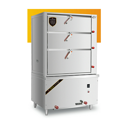 经济型三门海鲜燃气蒸柜