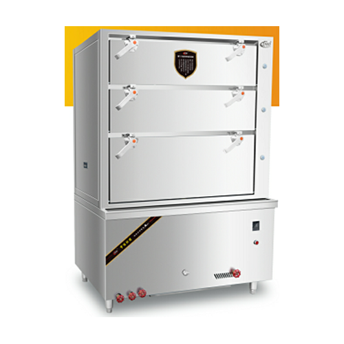 实用型三门海鲜燃气蒸柜